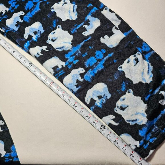 Cuddl Duds Fleece Pajama Pants NWT Wide Leg Men's XXL (38x30") Polar Bear Print - Picture 9 of 9